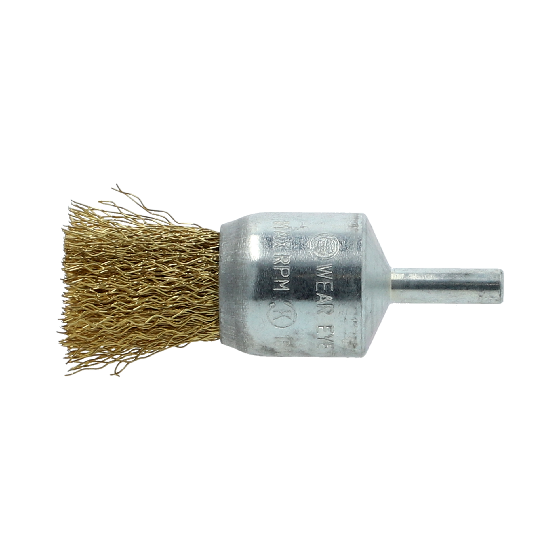 Image 1 of Penseelborstel messing gegolfd