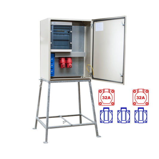 Image 1 of kWh-meterkast 40A 1x32/5 1x32/4 3xSchuKo