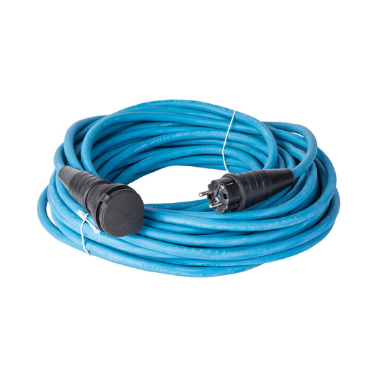 Image 1 of Verlengkabel 25 m  H07RN-F blauw 3G2,5 randaarde volrubber met deksel