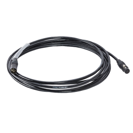 Image 1 of DMX Verlengkabel 2,5 m HD Purflex XLR 5p zwart 120 Ohm krimpkousen