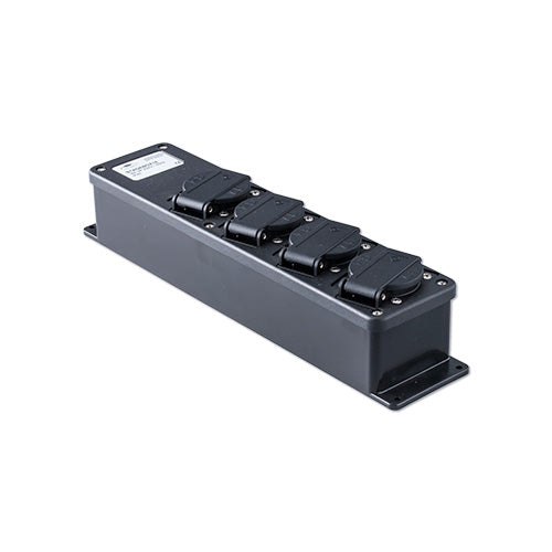 Image 1 of Keraf Stagebox 15 PowerCON 4x schuko geheel zwart, zonder led