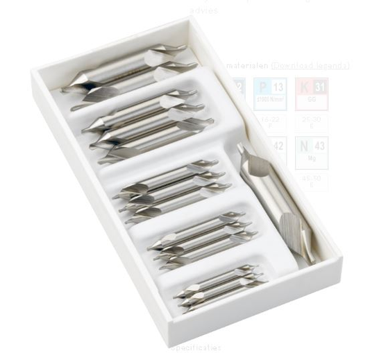 Image 1 of HSS Set Centerboren DIN 333-A