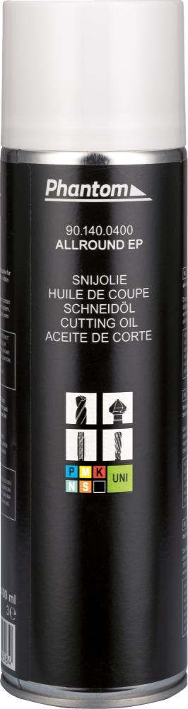 Universal Snijolie spray EP (Extreme Pressure), chloor- en silicoonvrij, op plantaardige basis
