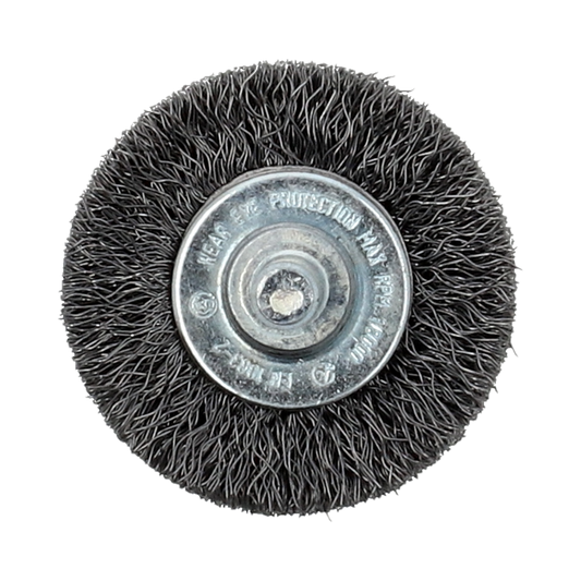 Image 1 of Stiftborstel staaldraad gegolfd