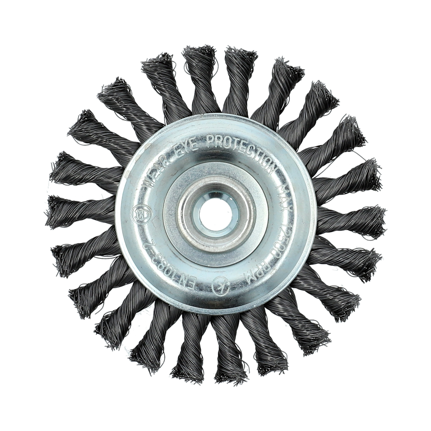 Image 2 of Rondborstel staaldraad getordeerd