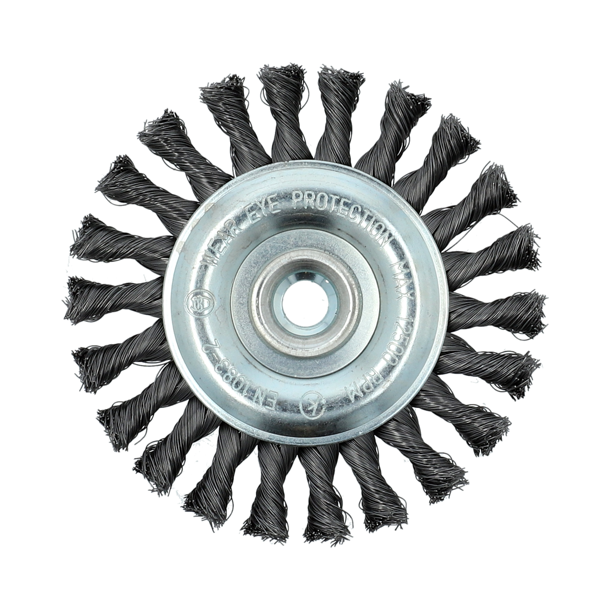 Image 2 of Rondborstel staaldraad getordeerd