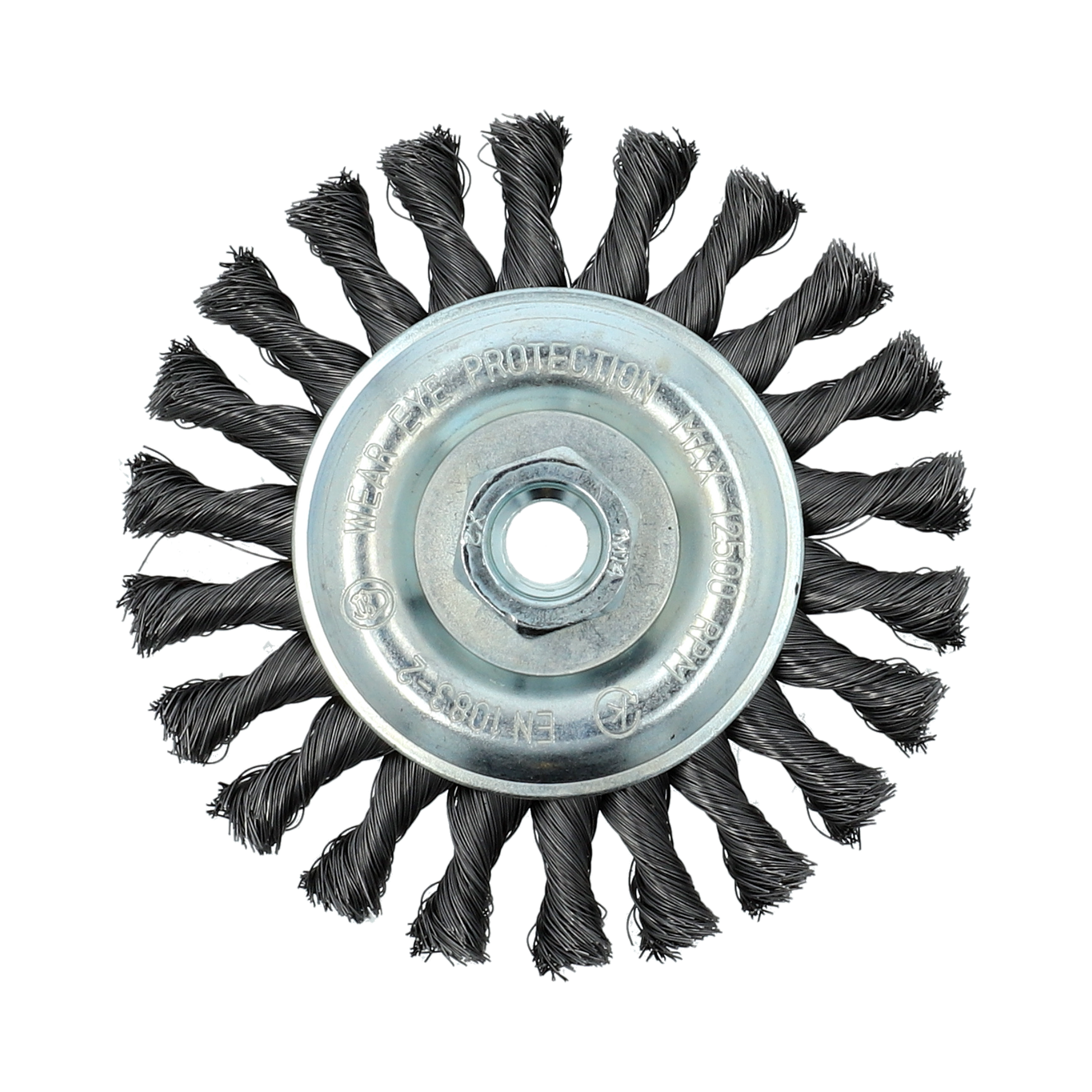 Image 1 of Rondborstel staaldraad getordeerd