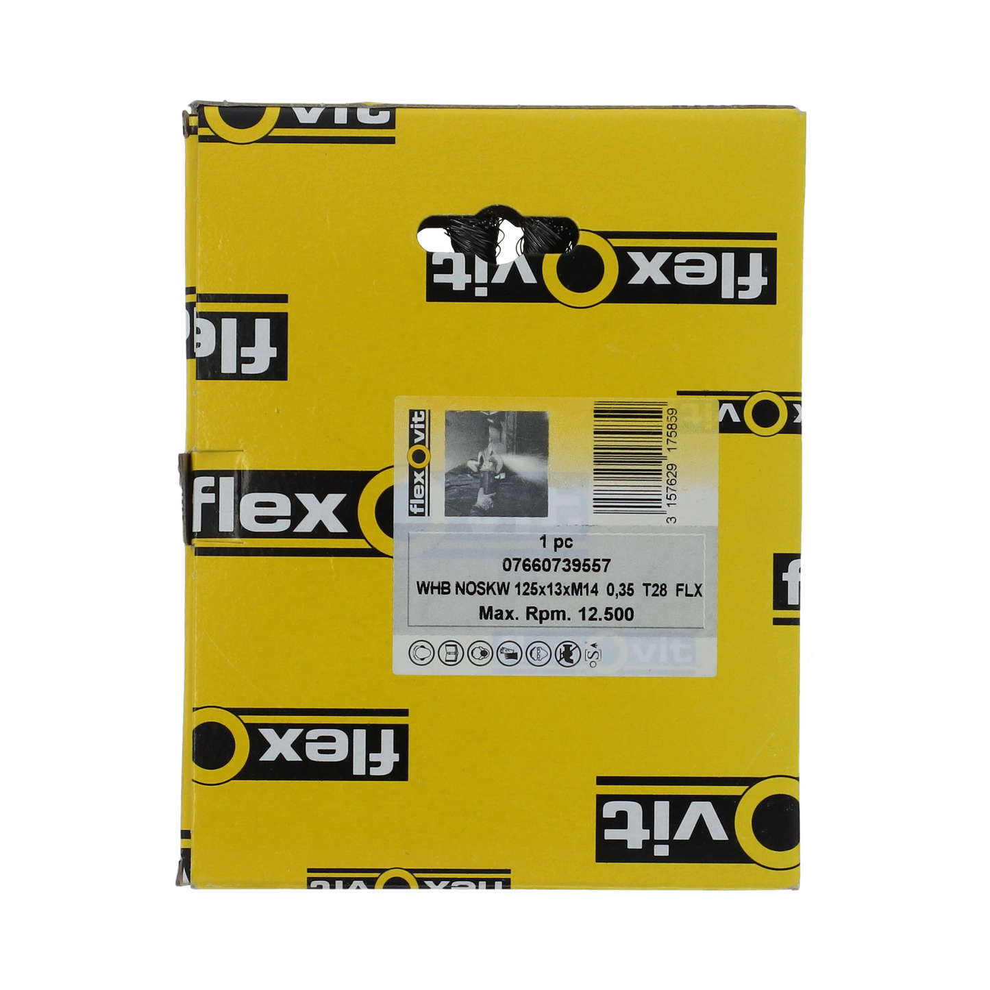 Image 4 of Rondborstel staaldraad getordeerd