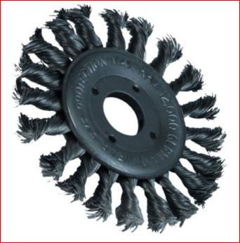 Image 4 of Rondborstel staaldraad getordeerd