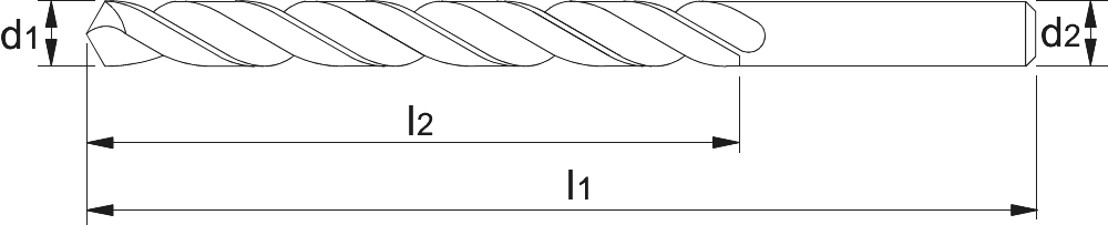 Image 2 of HM-tip Spiraalboor DIN 338
