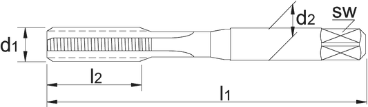 Image 1 of HSS Handtappen ISO 529 Metrisch, set à 3 stuks