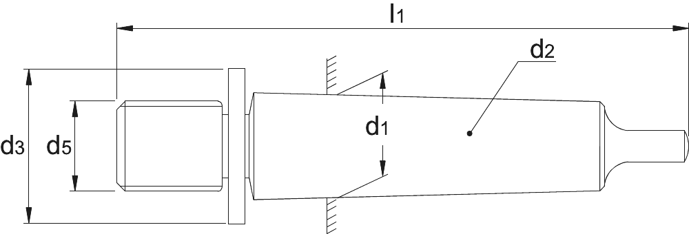 Image 2 of ECO PRO Boorhouderstift MK en UNF-UN-M-draadopname