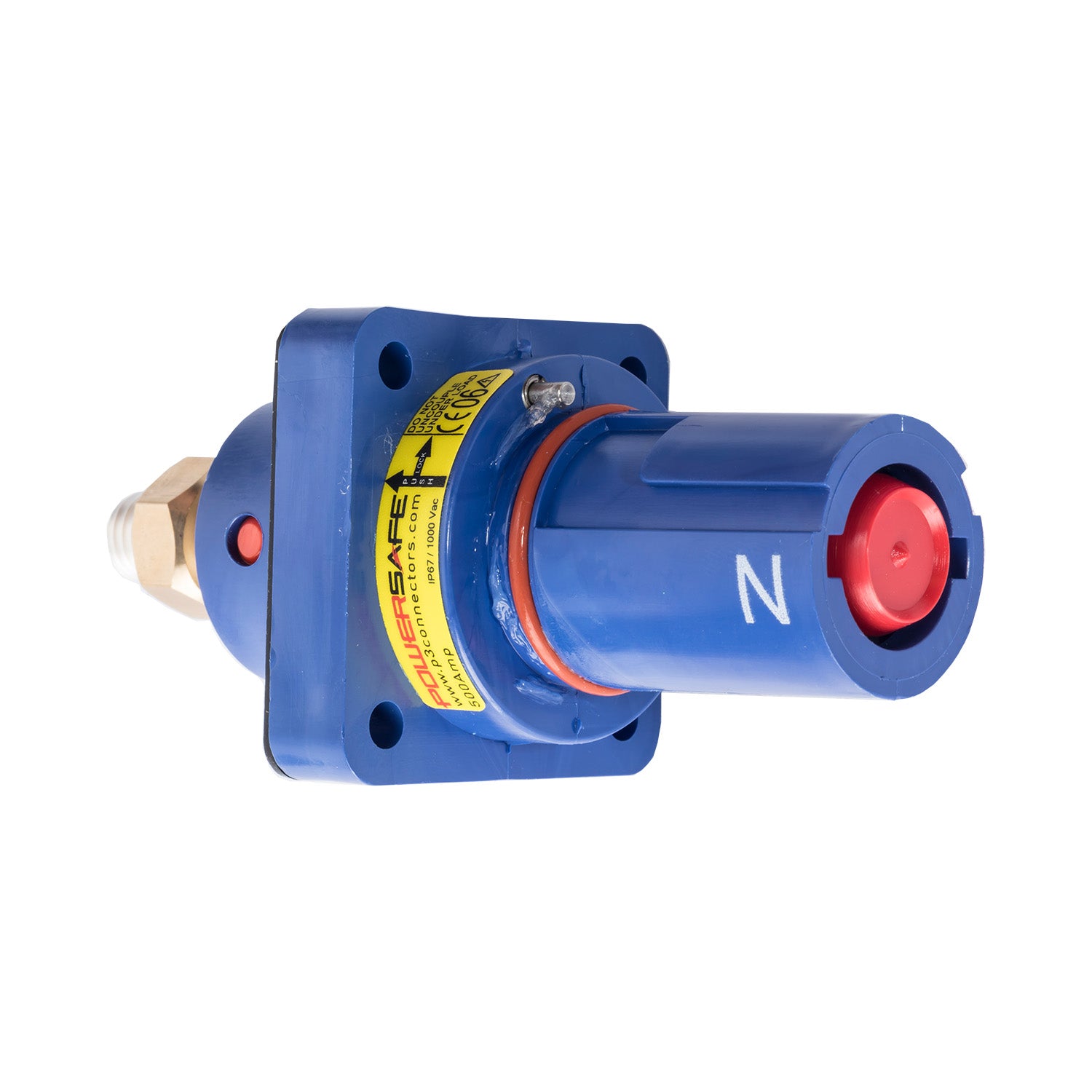 Image 1 of Powersafe Panel Drain 500A N blauw T5 draadeind M12