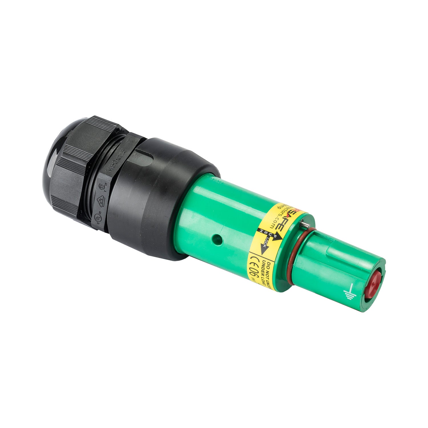 Image 4 of Powersafe Line Drain 500A E groen M12 M40B direct verbinden met kabelschoen M12 wartel M40B