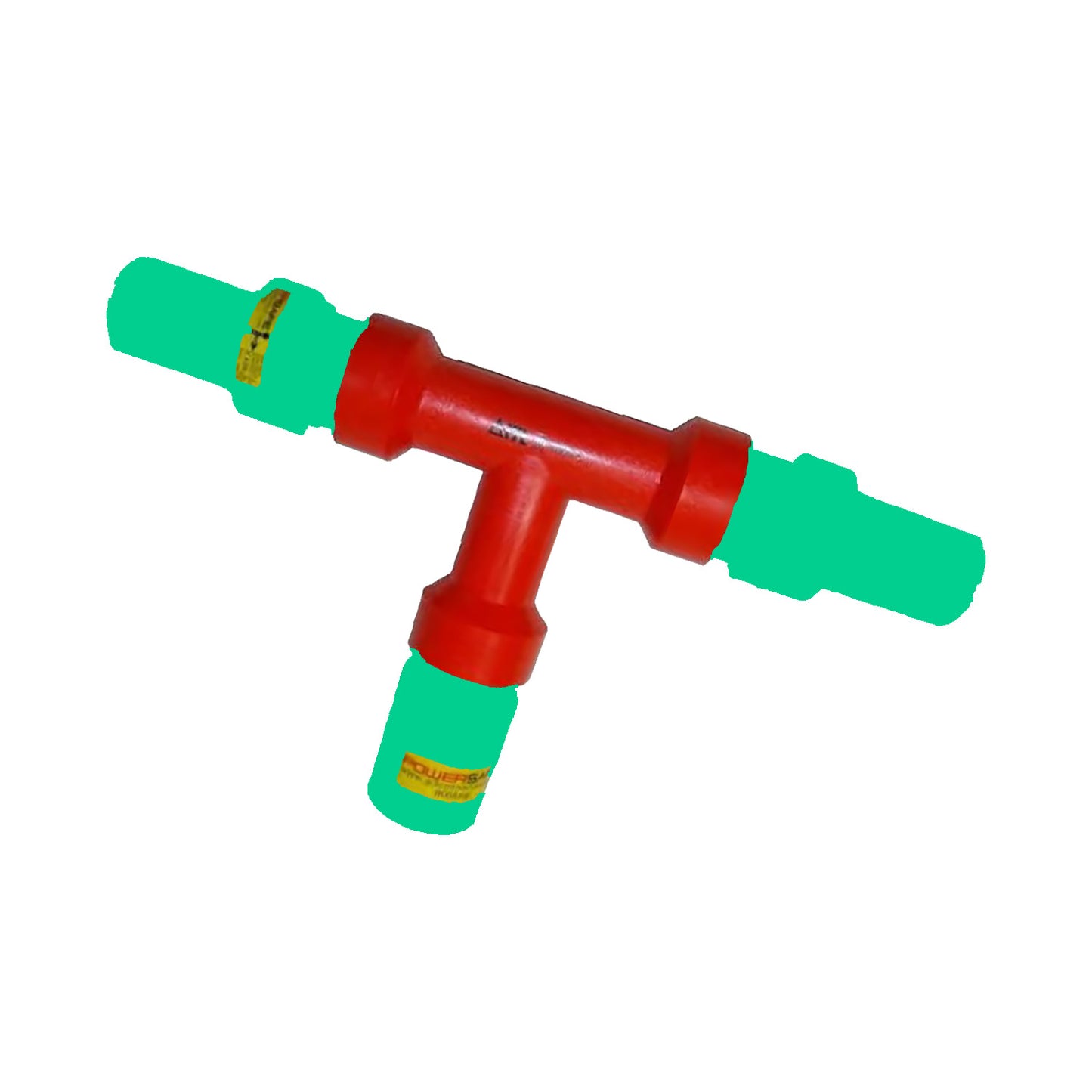 Image 2 of Powersafe T Piece 500A Drain 2x Source E green